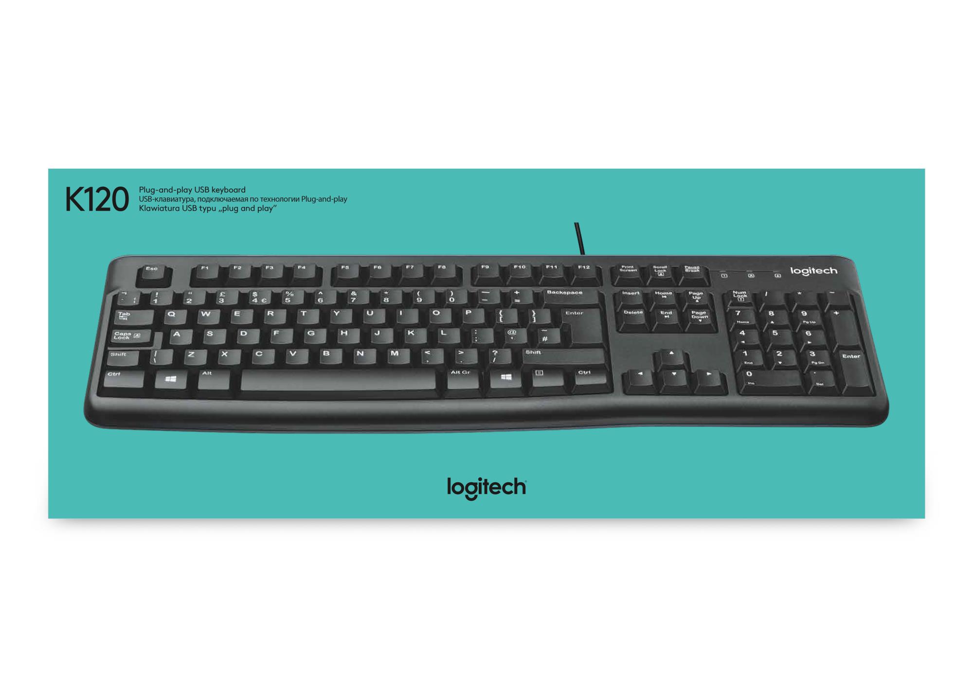 KEYBOARD K120 USB US/920-002479 LOGITECH - Image 10