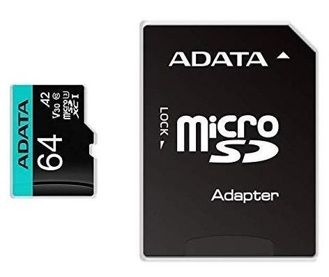 MEMORY MICRO SDXC 64GB W/ADAP./AUSDX64GUI3V30SA2-RA1 ADATA - Image 2