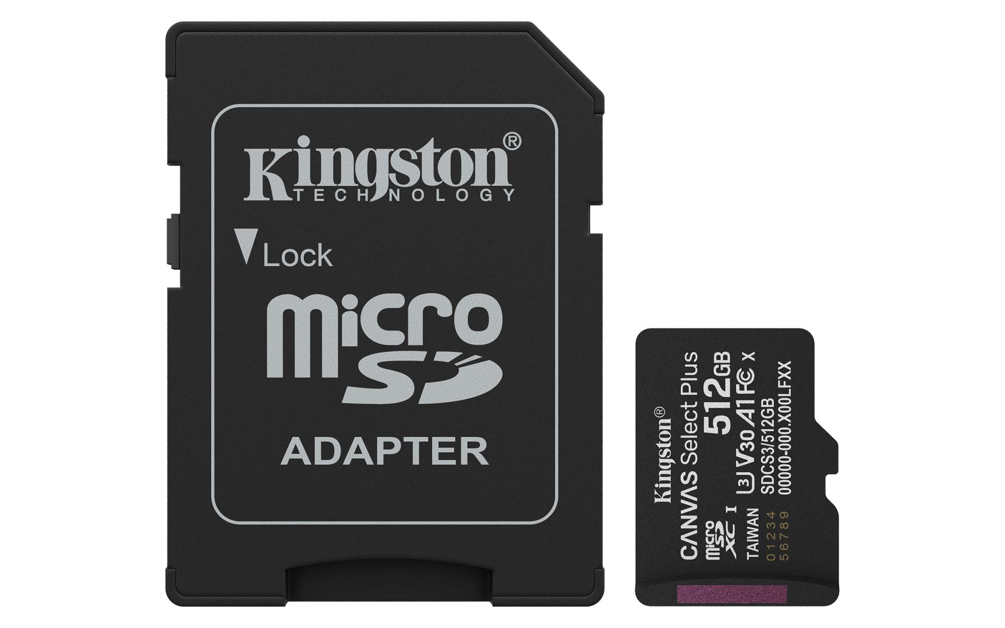 MEMORY MICRO SDXC 512GB UHS-I/W/ADAPTER SDCS3/512GB KINGSTON - Image 2