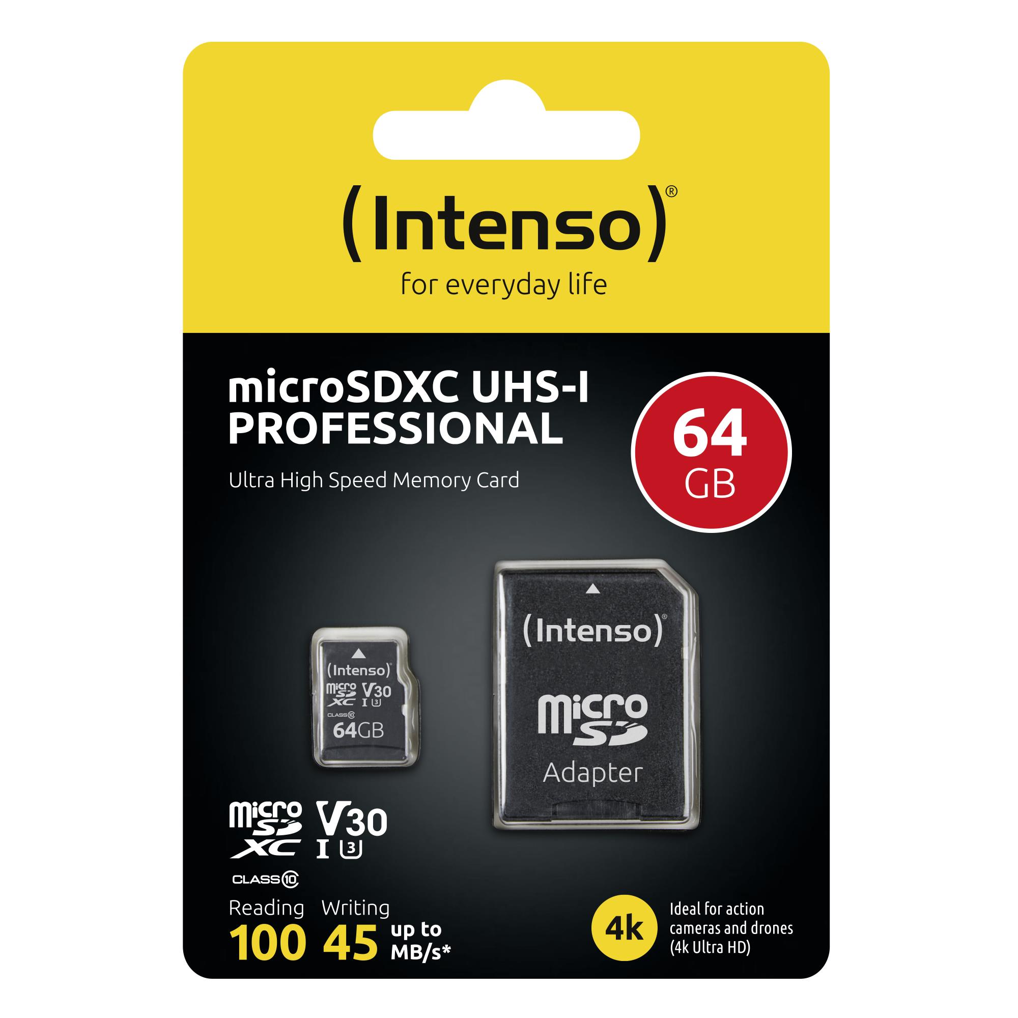 MEMORY MICRO SDXC 64GB C10/W/ADAPTER 3433490 INTENSO - Image 5