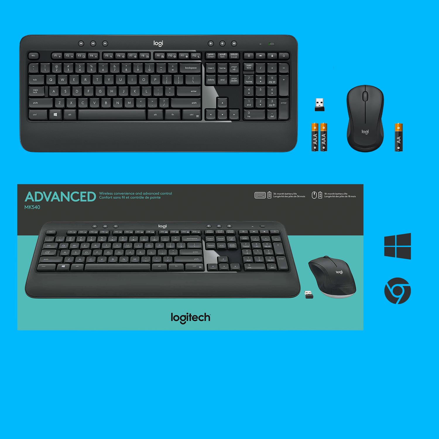 KEYBOARD +MOUSE MK540 ADVANCED/ENG 920-008685 LOGITECH - Image 14