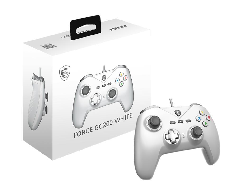 GAMEPAD WIRED FORCE WHITE/FORCE GC200 WHITE MSI - Image 5