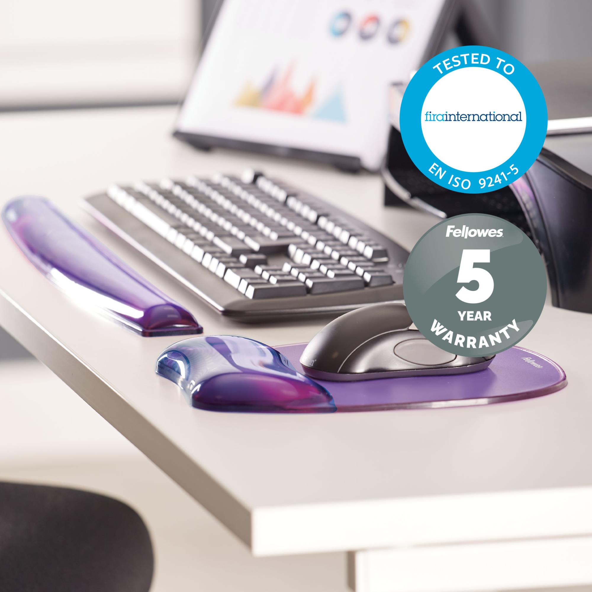 MOUSE PAD CRYSTAL GEL/PURPLE 9144104 FELLOWES - Image 5