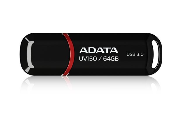 MEMORY DRIVE FLASH USB3.1 64GB/BLACK AUV150-64G-RBK ADATA - Image 3