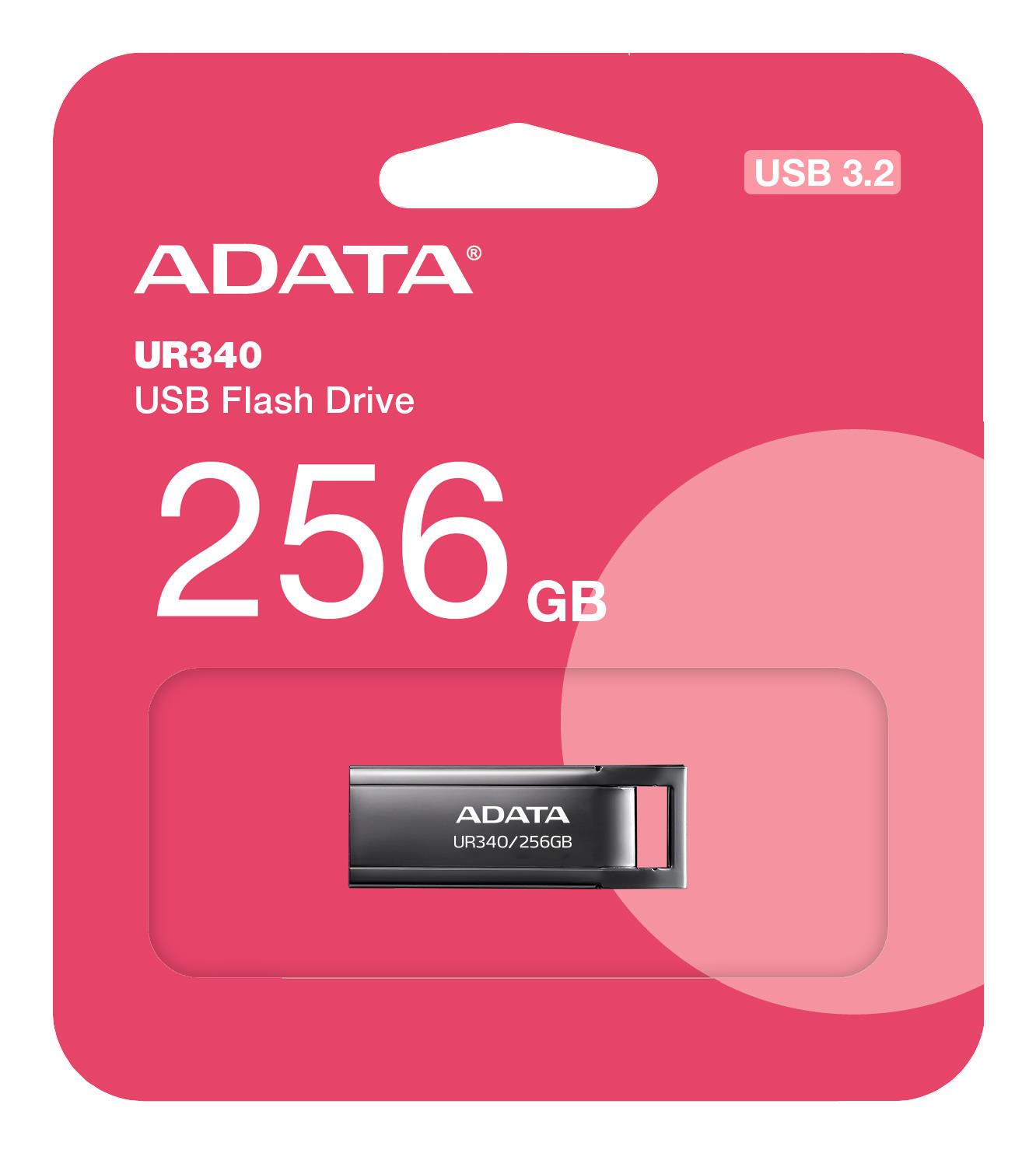 MEMORY DRIVE FLASH USB3.2 256G/BLACK AROY-UR340-256GBK ADATA - Image 8