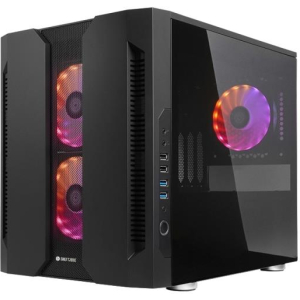 Case CHIEFTEC micro ATX/Mini-ITX Black Cube PC GM-02B-OP