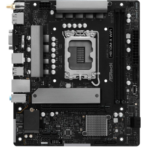 Mainboard ASROCK Intel H810 LGA 1851 (Socket V1) micro ATX RAM DDR5-SDRAM 2xSlots Wi-Fi Yes Bluetooth Yes 1xNumber of M.2 (M) slots H810M-XWIFI