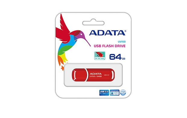 MEMORY DRIVE FLASH USB3.1 64GB/RED AUV150-64G-RRD ADATA - Image 3