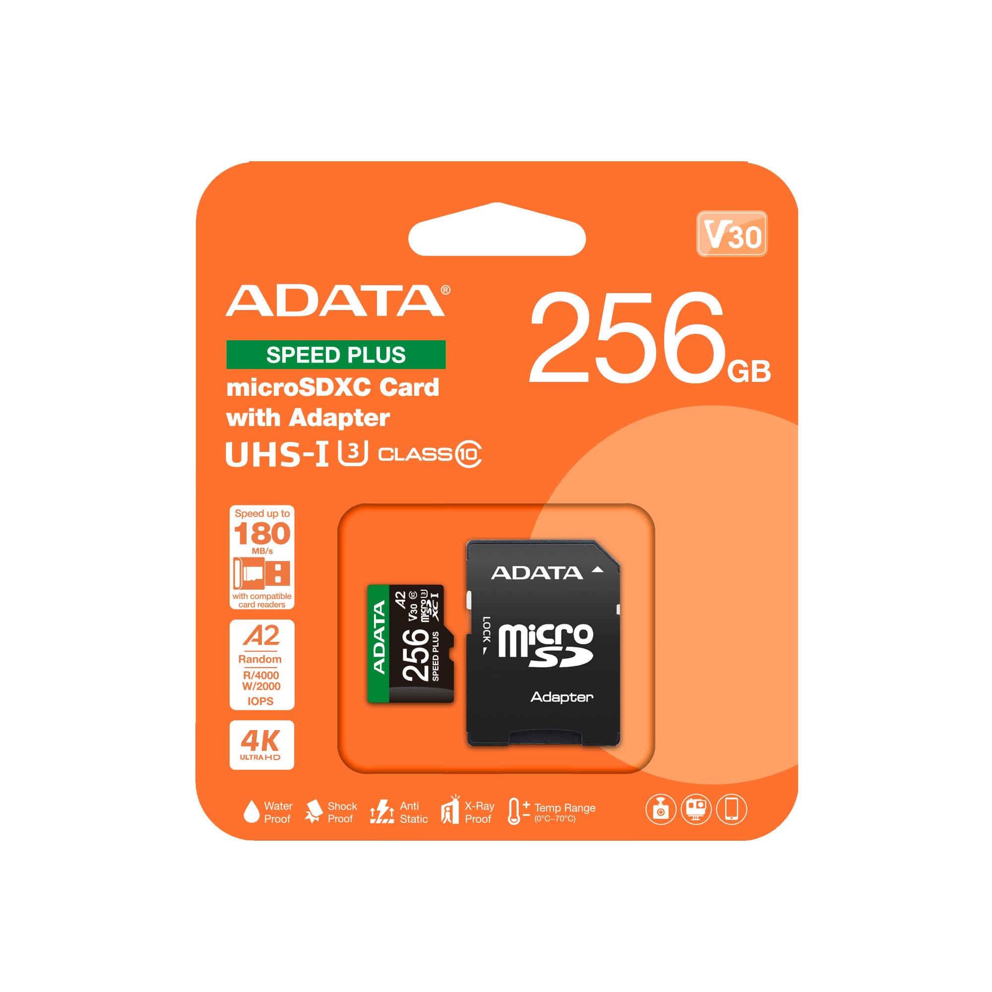 MEMORY MICRO SDXC 256GB UHS-I/UD256GUI3V30A2SP-RA1 ADATA - Image 4