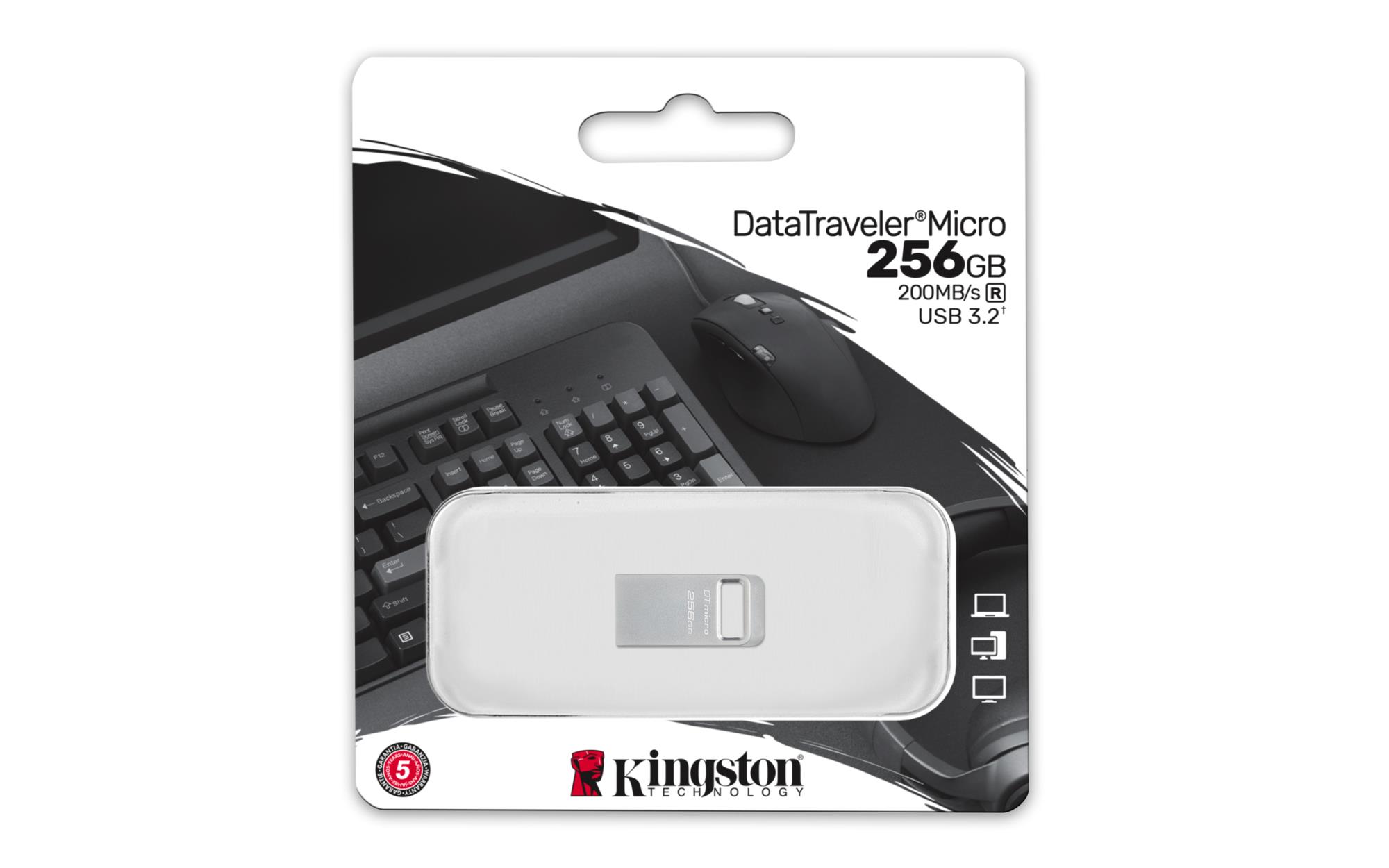 MEMORY DRIVE FLASH USB3.2 256G/MICRO DTMC3G2/256GB KINGSTON - Image 7