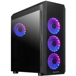 Case CHIEFTEC SCORPION 4 MiniTower Case product features Transparent panel Not included ATX MicroATX MiniITX Colour Black GL-04B-UC-OP
