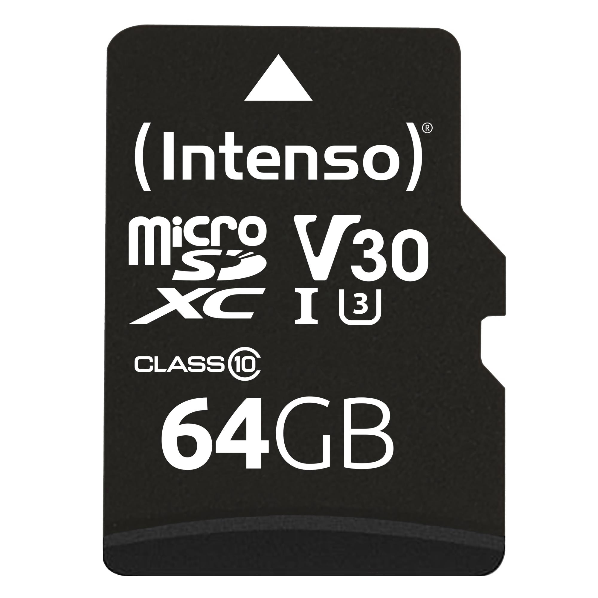 MEMORY MICRO SDXC 64GB C10/W/ADAPTER 3433490 INTENSO - Image 2