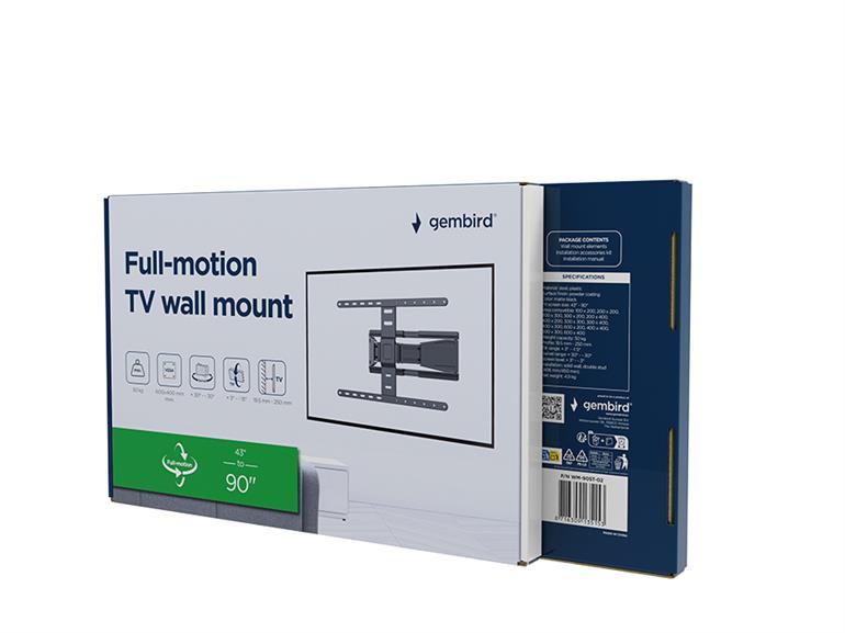 TV SET ACC WALL MOUNT 43-90"/WM-90ST-02 GEMBIRD - Image 5