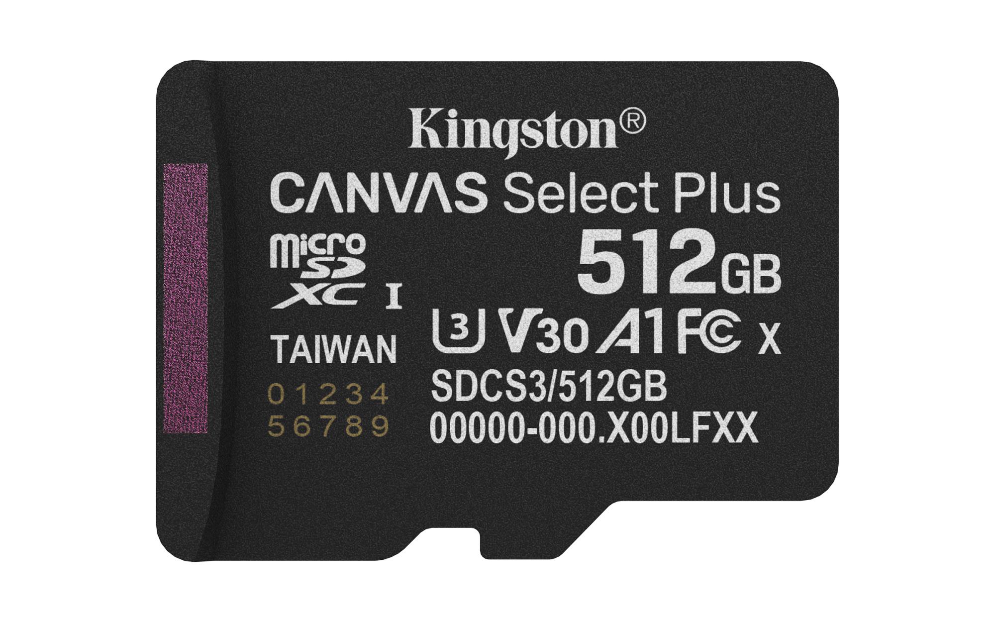MEMORY MICRO SDXC 512GB UHS-I/W/ADAPTER SDCS3/512GB KINGSTON - Image 4