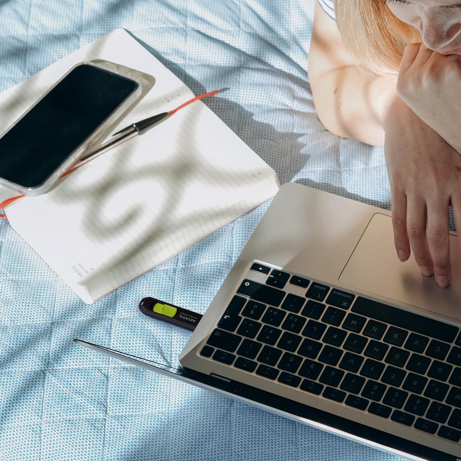 MEMORY DRIVE FLASH USB-C 128GB/ACHO-UC300-128G-RBK/GN ADATA - Image 7