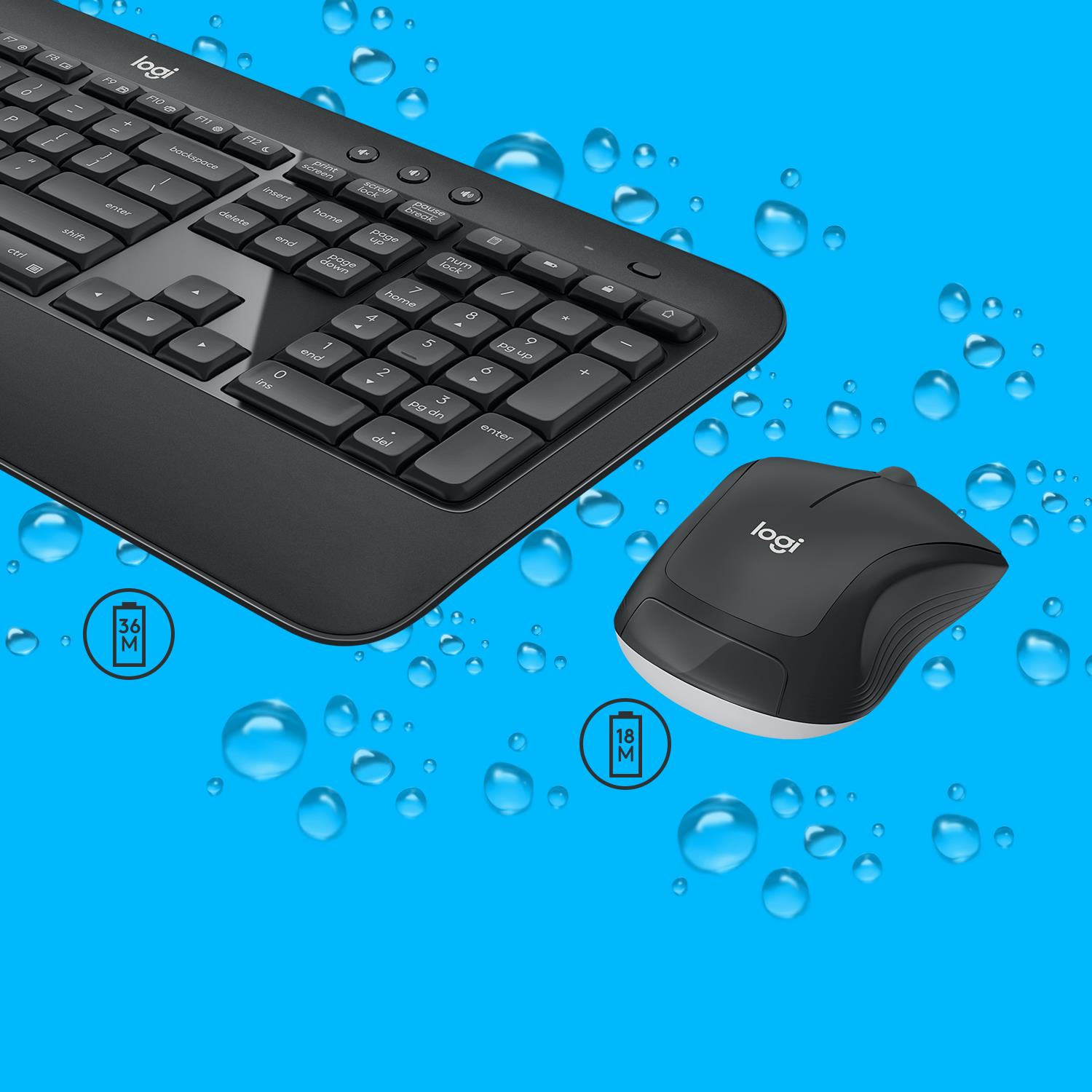 KEYBOARD +MOUSE MK540 ADVANCED/ENG 920-008685 LOGITECH - Image 8