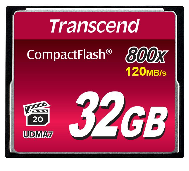 MEMORY COMPACT FLASH 32GB/800X TS32GCF800 TRANSCEND - Image 3