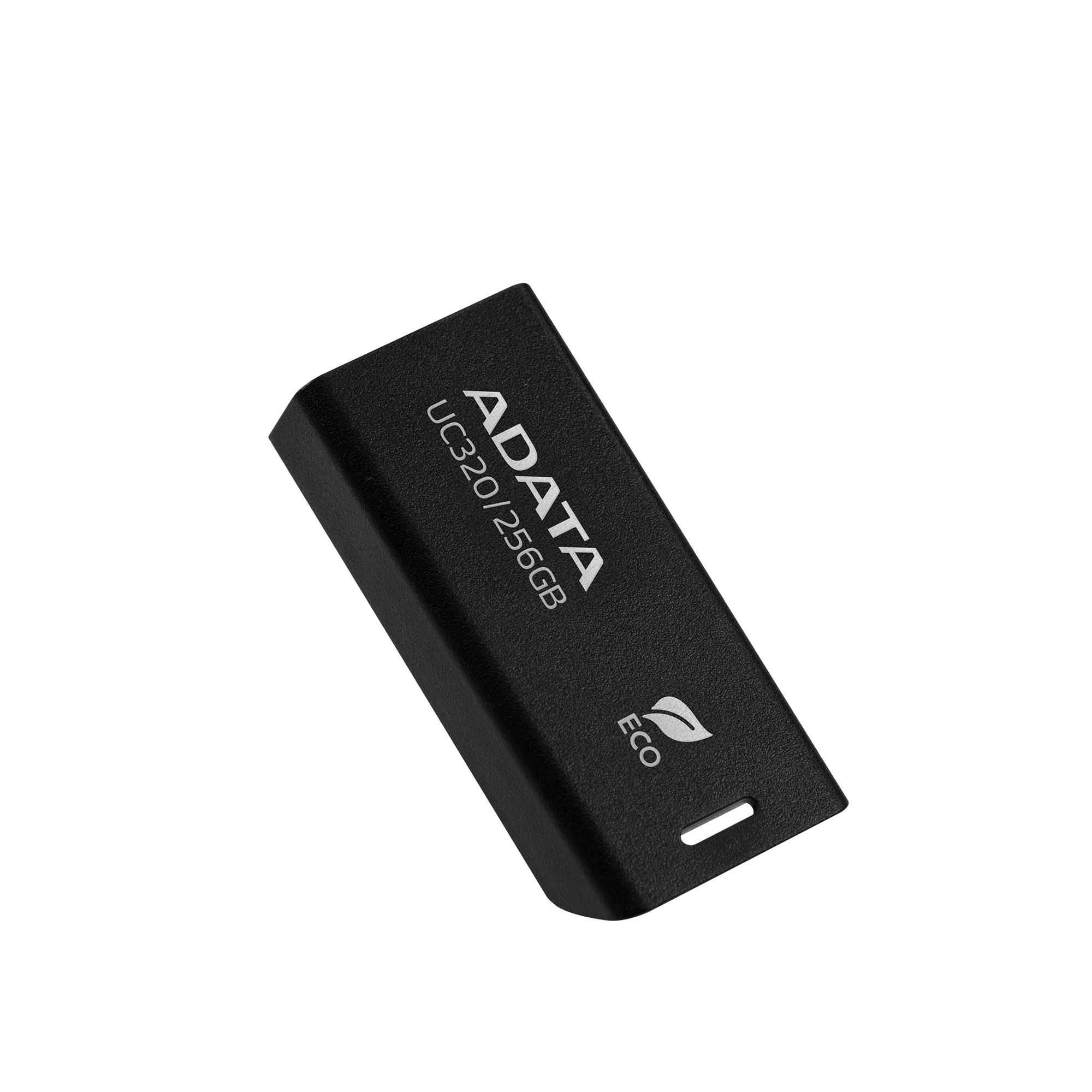 MEMORY DRIVE FLASH USB3.2 256G/BLACK UC320-256G-RBK/BK ADATA - Image 6