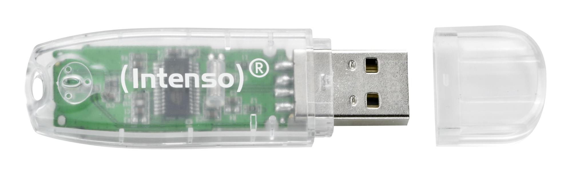 MEMORY DRIVE FLASH USB2 32GB/TRANSPARENT 3502480 INTENSO - Image 3