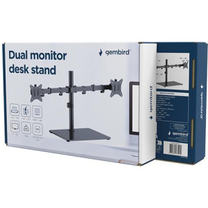 MONITOR ACC DESK STAND 17-32"/DUAL MS-D2ST-01 GEMBIRD