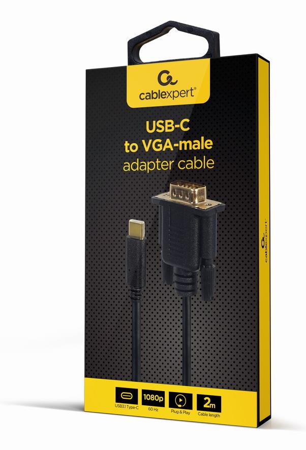 CABLE USB-C TO VGA-M 2M/BLIST A-CM-VGAM-01 GEMBIRD - Image 3